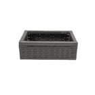 Bandeja Em Fita 30x20x10cm - Grafite