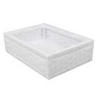 Bandeja Em Fita 35x25x10cm - Branco