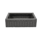 Bandeja Em Fita 35x25x10cm - Grafite