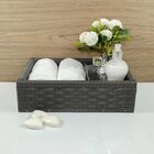 Bandeja Em Fita 35x25x10cm - Grafite