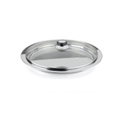 Bandeja Em Inox Com Tampa Para Servir Pizza 32 Cm - Forma