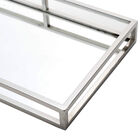 Bandeja Em Inox Espelhada Woodart Coquinho 41x25 5cm