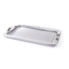 Bandeja Em Inox Santorini Com Alças 28x42 Cm Multiuso Forma