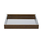 Bandeja Em Madeira Com Espelho Woodart Naturals 36x25x4 5cm