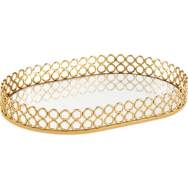 Bandeja Em Metal C/espelho 13642 Mart