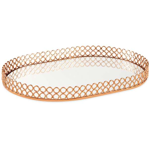 Bandeja Em Metal C/espelho 13645 Mart