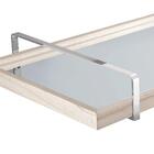 Bandeja Espelhada Ártico Com Alça Cromada