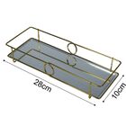 Bandeja Espelhada Bebidas Copos Enfeite Decorativa Luxo