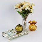 Bandeja Espelhada Em Niquelada Prateada 27cm X 13cm X 5cm