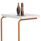 Bandeja Espelhada Granada Pé Cobreado Myhouse