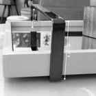 Bandeja Espelhada Laqueada Com Alça Bronze