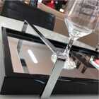 Bandeja Espelhada Laqueada Com Alça Cromada