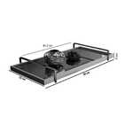 Bandeja Espelhada Laqueada Com Alça Cromada