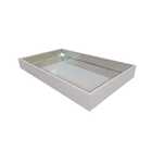 Bandeja Espelhada Laqueada Decorativa - Off White