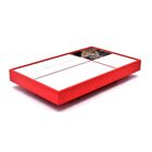 Bandeja Espelhada Laqueada Flutuante Bordô