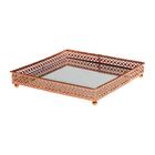 Bandeja Espelhada Quadrada 16,5x16,5cm Decoração St1639