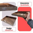 Bandeja Espelhada Retangular 20,5x30,5cm Decorativa St1637