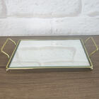 Bandeja Espelhada Retangular 30x16cm Bandeja Decorativa Para