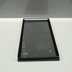 Bandeja Espelhado Metal 2x14x27cm Preto Decorativa Para Servi