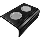 Bandeja Esteira Para Braço De Sofá Porta Copo Alumínio Preto