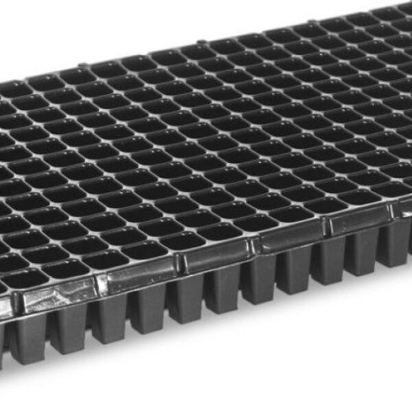 Bandeja Fina De Plástico Flexível 288 Células Quadrada Nutrip