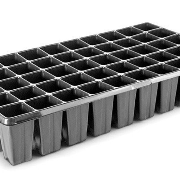 Bandeja Flexível Para Semeadura Preto Nutriplan 50 Células Qu