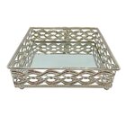 Bandeja Francesa Quadrada Prata