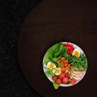 Bandeja Giratória Decorativa Para Cozinha 90 Cm Tabaco