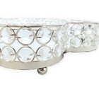 Bandeja Godê Prata Cristal K9 36x6cm