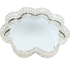 Bandeja Godê Prata Cristal K9 36x6cm