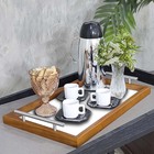 Bandeja Grande Cantinho Café Moderna Aparador Hall Entrada Re