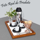 Bandeja Grande Cantinho Café Moderna Aparador Hall Entrada Re