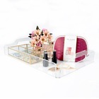 Bandeja Grande Em Acrílico Para Cosméticos E Maquiagem