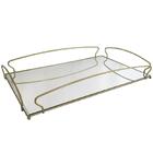 Bandeja Grande Para Aparador 55x34cm Espelhada Retangular Dul