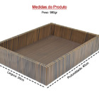 Bandeja Grécia 40x30x08cm - Argila