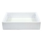 Bandeja Grécia C/ Alça 35x25x08cm - Branco