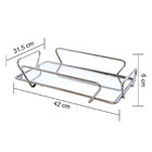 Bandeja Hara Any Cromada 30x40 Cm