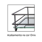 Bandeja Hara Fence Ágata Ônix 15x25 Cm Âmbar