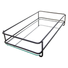 Bandeja Hara Fence Black Matte 10 X 20 Cm