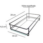 Bandeja Hara Fence Cromada 10 X 20 Cm