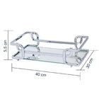 Bandeja Hara Luana Cromada 30x04 Cm