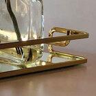 Bandeja Hara Luana Dourada 37x57 Cm