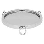 Bandeja Inox Prata Home&co Quazar Para Café Da Manhã 7x36cm