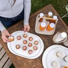 Bandeja L Tray Com Bordas Elevadas Em Plastico Reciclado
