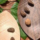 Bandeja Leaf Em Madeira Pequena Legnoart