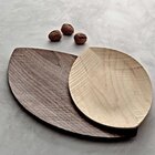 Bandeja Leaf Em Madeira Pequena Legnoart