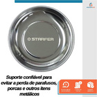 Bandeja Magnética Circular 148mm Prato Suporte Organização De