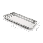 Bandeja Média 300 Mm Altura 0,4 Mm  Travessa Multiuso