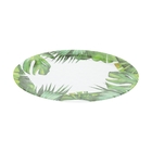 Bandeja Melamina Oval Leaves 41x28x2cm