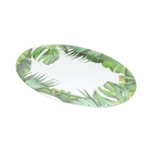 Bandeja Melamina Oval Leaves 41x28x2cm